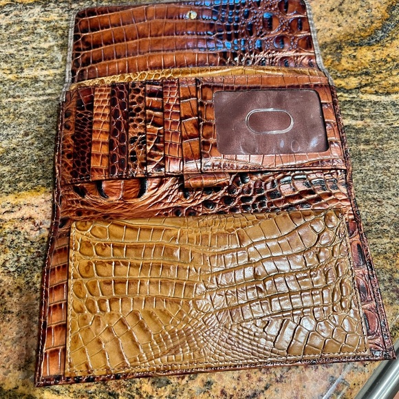 Brahmin Tri Color checkbook wallet. - Picture 3 of 5